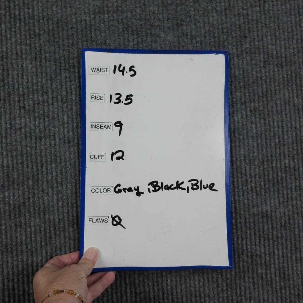 HKS By BORIS Shorts Mens XL 3 Pack Blue Gray Black Cargo Drawstring 29x9* NWOT - Picture 15 of 16